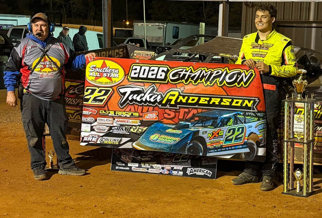 Tucker Anderson is the 2026 Southern All Star Dirt Racing Series Champion!!