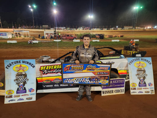 Tucker Anderson Repeats with SAS at Sugar Creek Raceway; Wins $5,757 in Russell Thomas Memorial