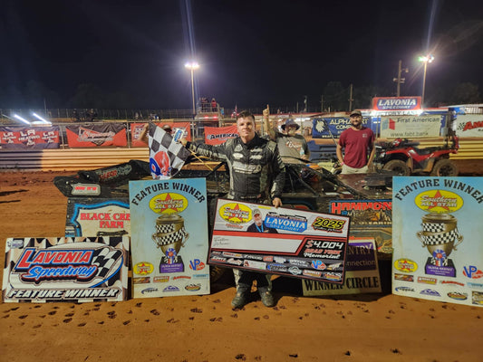 Michael Brown Beats SAS Field to Win Brad York Memorial at Lavonia Speedway