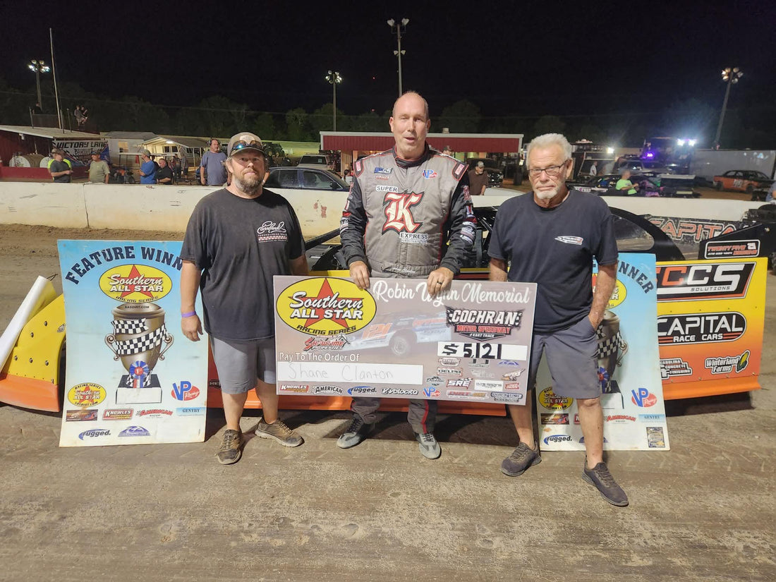Shane Clanton Scores $5,121 SAS Victory in Robin Wynn Memorial at Cochran Motor Speedway