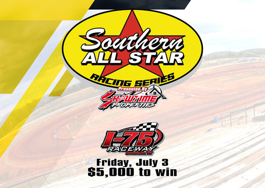 Southern All Star Dirt Racing Series Makes Stop at I-75 Raceway on Friday, July 3