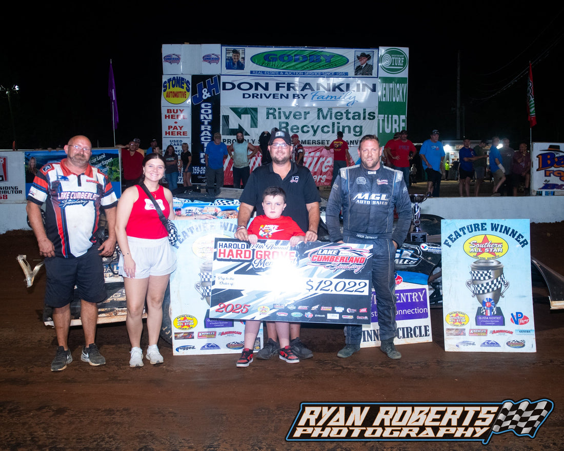 Jason Jameson Lands in Lake Cumberland Speedway Victory Lane for First Career SAS Win