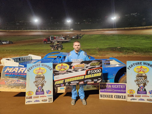 Camaron Marlar Wins $5,000 with Southern All Star Dirt Racing Series at Wartburg Speedway
