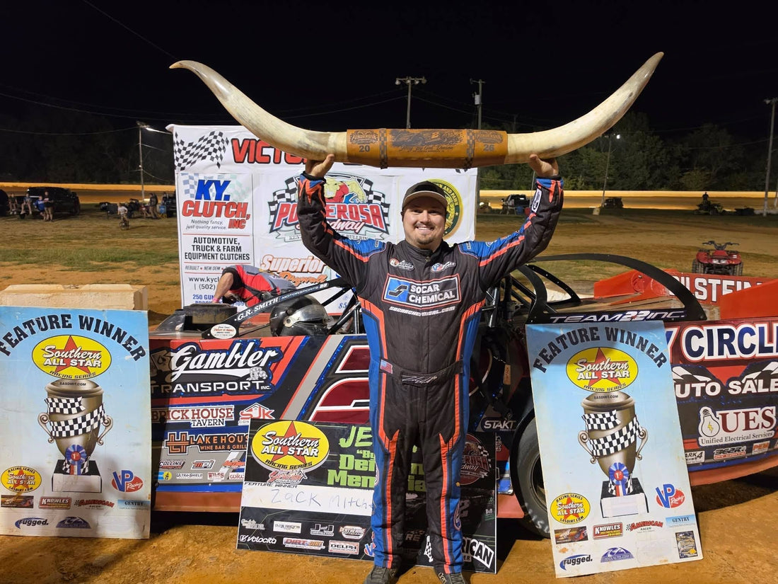 Zack Mitchell Tames Ponderosa Speedway for $7,502 Jerry Denson Memorial Win