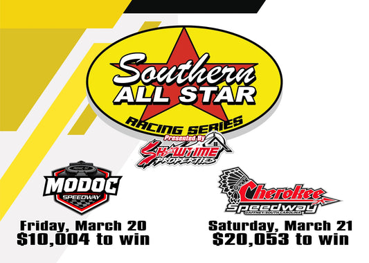 SAS Tour Ready for Lucrative Doubleheader at Modoc Speedway and Cherokee Speedway