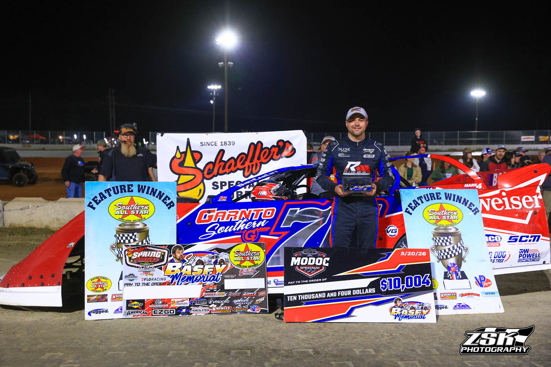Brandon Overton Rules Ed Basey Memorial at Modoc Speedway for $10,004 Payday