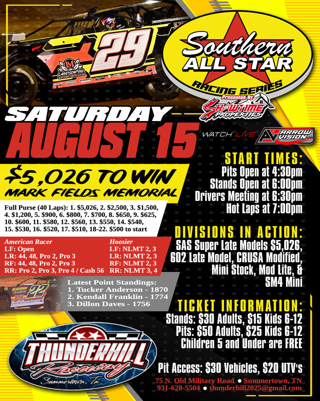 Mark Fields Memorial Takes Center Stage on Saturday, August 15 at Thunderhill
