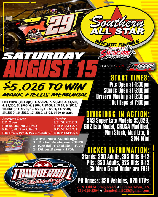Mark Fields Memorial Takes Center Stage on Saturday, August 15 at Thunderhill